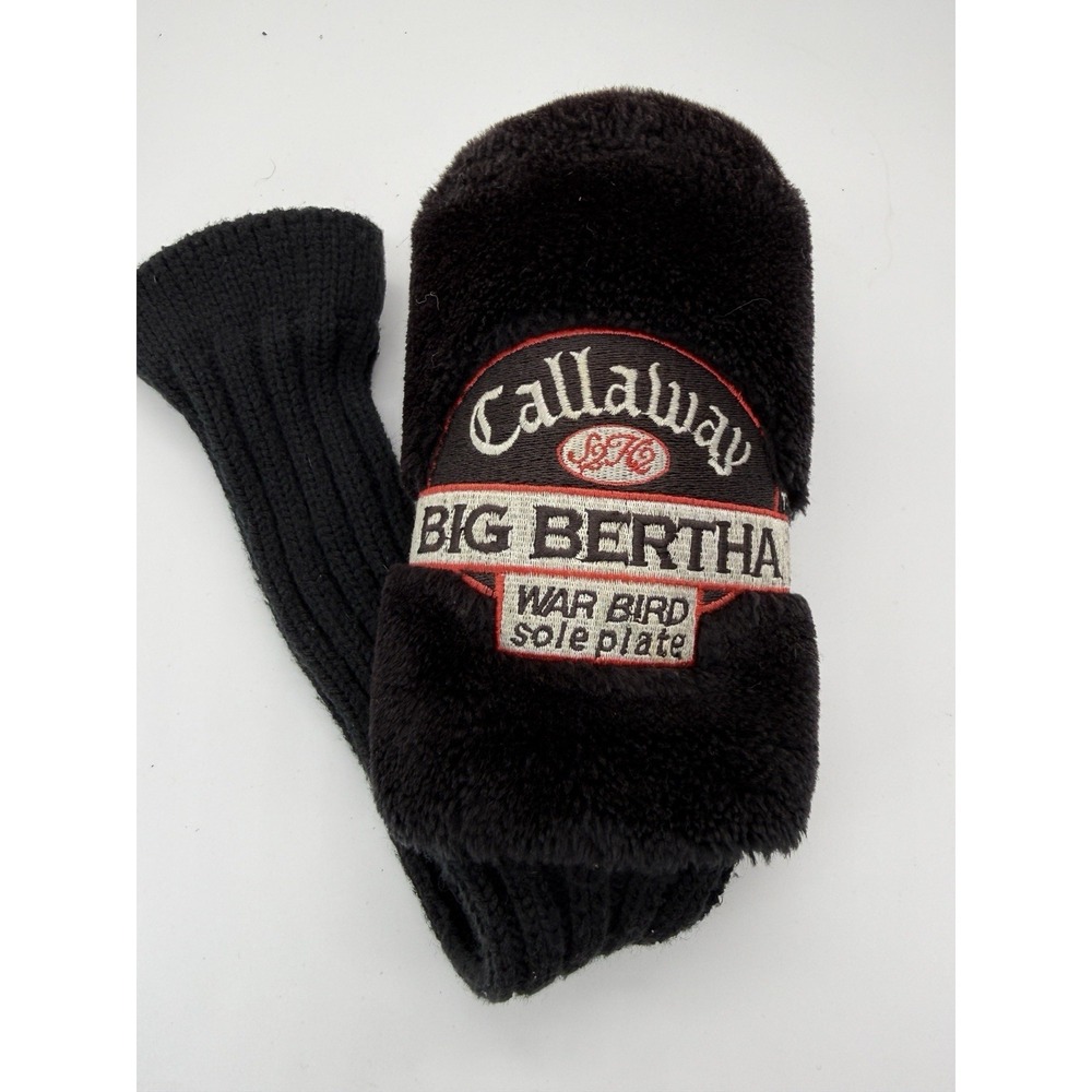 Callaway Big Bertha War Bird Sole Plate 3 Driver Head Cover Black Sock